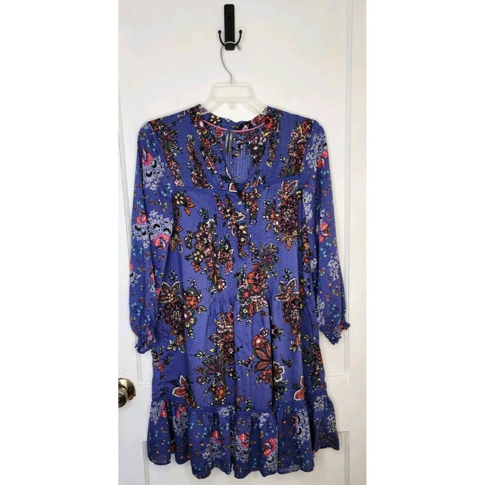 Floral Blue Dress